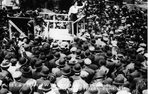 E. G. Flynn Addressing a Crowd in Patterson, NJ