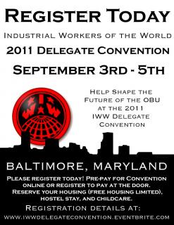 IWW 2011 Convention Ad